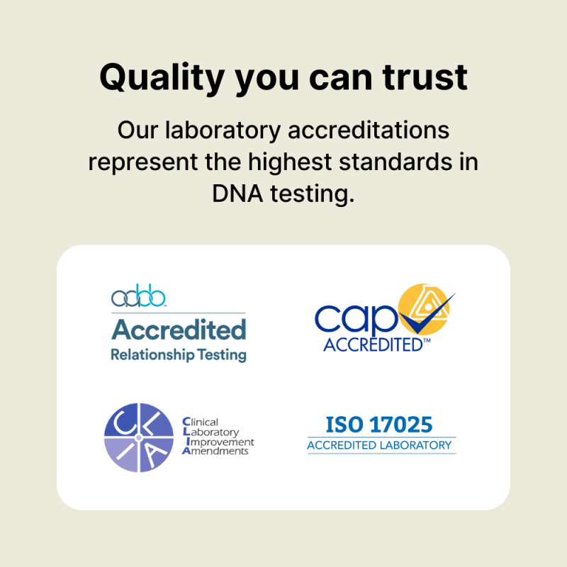 DNA Family Check Accreditations