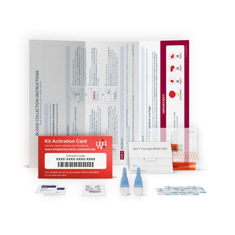 dnafamilycheck blood tests kits wb