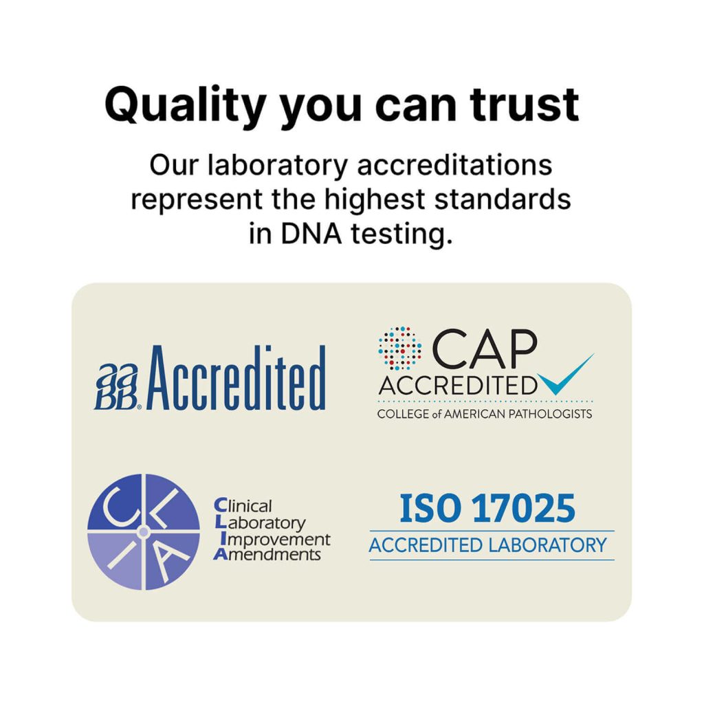 dnafamilycheck lab accreditations